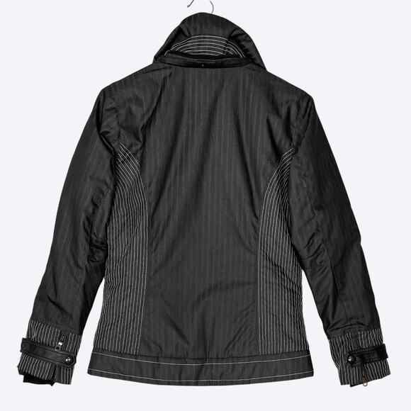 NILS Softshell Ski Snow Jacket Stitching Detail Womens 4 Winter Travel Dark Gray - Picture 2 of 13